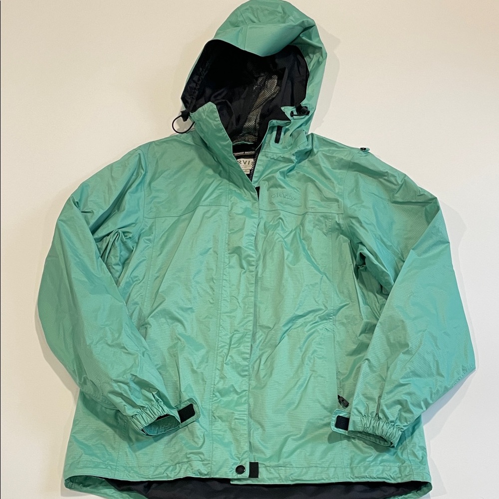 Orvis Raincoat Waterproof Breathable Jacket Mens Medium